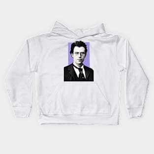 Famous Composer Gustav Mahler illustration Kids Hoodie